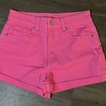 Hot pink denim shorts Size 6 Photo 0