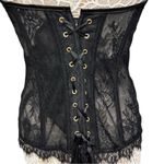 Adore Me Axelle Contour Black Lace Boned Corset – XL NWT Sexy Lingerie Corset Photo 6