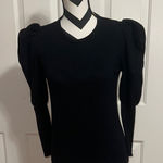 Sundays  Black Puff Sleeve Sweater Photo 0