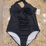 Swimsuits for All Black polka dot One Photo 0
