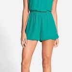 ASTR Green Surplice Romper  Photo 0