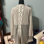 Miss Me  Cream Open-Front Cardigan Photo 1
