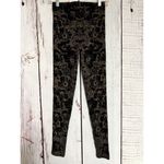 Free People Byzantine Geometric Aztec Floral Boho Knit Leggings - Brown /Size XS Photo 1