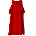 City Streets  Cold Shoulder Red Dress Women’s 4 Photo 7