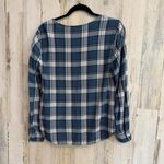 Max Studio * Women's Plaid Long Sleeve Knotted Top Size Medium Casual Stylish Photo 1