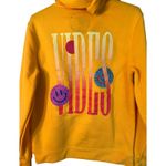 Brooklyn Cloth  Womens Sweatshirt Size M Yellow Pullover Pockets Lightweight Photo 4