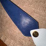 Christian Dior Dior White & Navy Belt with Gold Buckle Photo 6