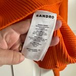 Sandro Menton Jewel Button Crop Polo Sweater- New Photo 7