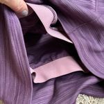 Athleta EUC- Purple Striped Conscious Crop Top size S Photo 6