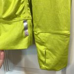 Tangerine  Brand Form Fitted Long Sleeve Athletic Lime Green Shirt - Size Large Photo 6