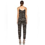 Enza Costa 100% French Linen Jumpsuit Women’s M Grey Print Gray Size M Photo 1