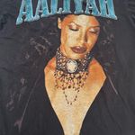 Aaliyah Unisex Black Cotton Short Sleeve T Photo 2