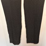Banana Republic  Black Geometric Print Hayden Dress Ankle Pant Size 8 Photo 2