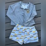 Tailgate Gray Iowa Sweatshirt and Hawkeyes Shorts Set Photo 0