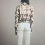 Rag and Bone  JONAH PLAID SHIRT IN BROWN SIZE XS Photo 1