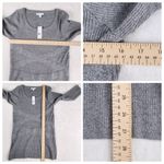 NY&C New York & Company Womens Long Knit Sweater Size M Gray New Size M Photo 4