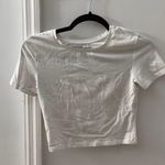 ZARA White Cropped Shirt Photo 1