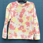 BP NWT Yellow & Pink Tie Dye Long Sleeve Crew Neck Sweater Size S Small Marble Photo 2