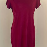 Vibe Sportwear Vibe Sportswear Suede Bodycon Dress XL Maroon Red Preppy Athleisure Streetwear Photo 0
