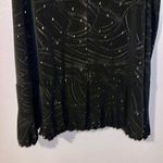 Option Too! Black sequined dressy midi formal skirt Size 22W Photo 3
