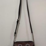 Kate Spade -Zibbi Womens Blue Purple Medium Flap Shoulder Bag Owl Bird Purse Photo 2