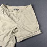 The North Face  Womens 4 Khaki Lightweight Outdoor Hiking Roll Up Shorts Pockets‎ Photo 7