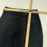 Elodie  Pants Womens‎ Large Black Belted High Rise Crop Ankle Trousers Photo 6