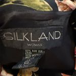 Silkland Women's 2XL Floral Hawaiian Button Photo 5