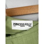 Princess Polly Women’s  Size 4 Leaf Green Linen Maxi Skirt Photo 4