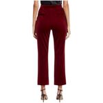 NWT Favorite Daughter Women’s Velvet The Amore Pant Maroon Size 4 Red Photo 7