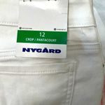 Peter Nygard NWT Nygard White Denim Crop Pants Photo 1