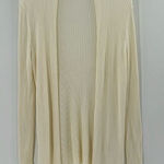 J. McLaughlin  Women's Ribbed Lightweight Open Front Cardigan - Cream - xs Photo 0