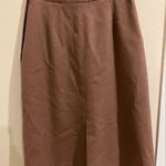 Breckenridge Vintage 70’s Size 4 Brown 100% Wool Skirt Photo 0