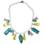 Handmade One Of A Kind Retro Pinup Tiki Necklace Photo 1