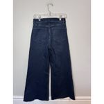 Frame  Le Palazzo Crop Wide Leg Jeans Porter Dark Blue Stretch Sz 26 NWT$250 Photo 3