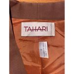 Tahari Vintage 90s  blazer jacket dress size 2‎ brown Photo 1