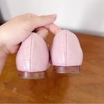 Malone Souliers • Maureen Leather Ballet Flat pink croc embossed leather strappy Photo 7