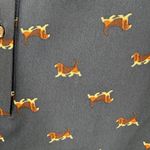 Tommy Hilfiger Blue Dog Print Long Sleeve Casual Shirt Dress Size XS FLAWED Photo 7