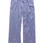 American Eagle AE Striped Woven Wide-Leg PJ Pant Blue  Small NWT Photo 3