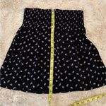 Mossimo black floral ruched skirt Photo 2