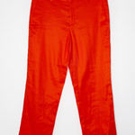 Banana Republic Avery Pants Women’s 8 Orange Linen Cotton Ankle NWT Photo 0
