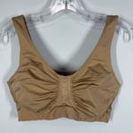 C39 Rhonda Shear tan seamless underwire bra size 2X/XXL NWOT Photo 0