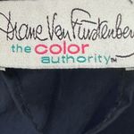 Diane Von Furstenberg DVF  Dark Navy‎ Blue Windbreaker Light Rain Jacket Zipper L Photo 7