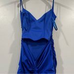 La Femme 28287 Blue Backless Jersey Gown 0 Photo 4