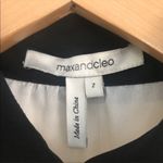 Max and Cleo  Rebecca satin sleeveless tuxedo mini cocktail Dress size 2 Photo 5