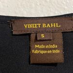 Anthropologie Vineet Bahl Vivienne Embroidered Metallic Blouse Sz S Photo 4