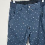 Flylow Women's Tia Shorts Night Blue Horse Horseshoe Print Size 4 Athletic Short Photo 2