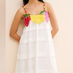 Farm Rio  Fruits Richilieu Sleeveless Midi Dress S Photo 2