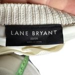 Lane Bryant  Cap Sleeve Knit Lined Sweater Shift Dress in Birch Cream Sz 22/24 Photo 6