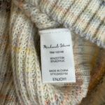 Michael Stars  Sweater Womens X Small Cream Striped Heathered Crew Neck Cotton Photo 6